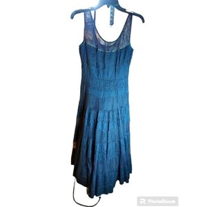 Free People Organdy dress black size 4